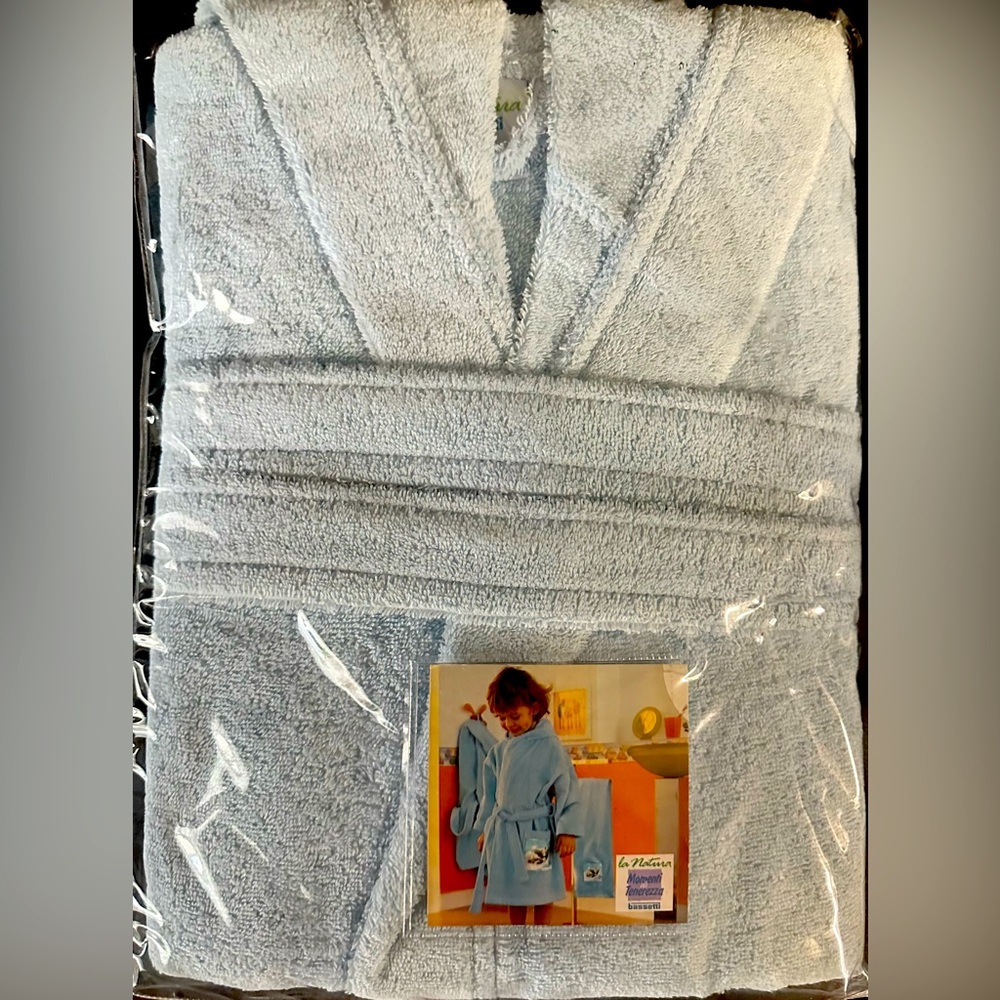 Bassetti robe towel for kids(6-8y)